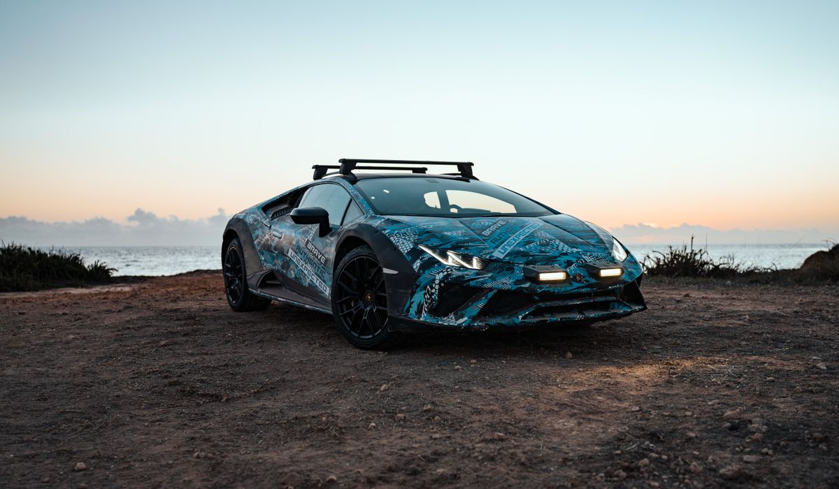 Watch The Lamborghini Huracán Sterrato Off-Road Supercar Frolic In The Sand