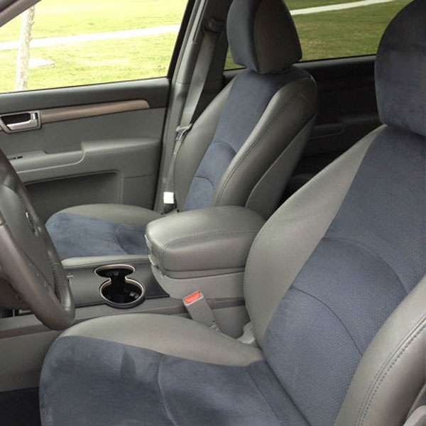 Kia Borrego EX, LX Katzkin Leather Seats, 2009 | AutoSeatSkins.com