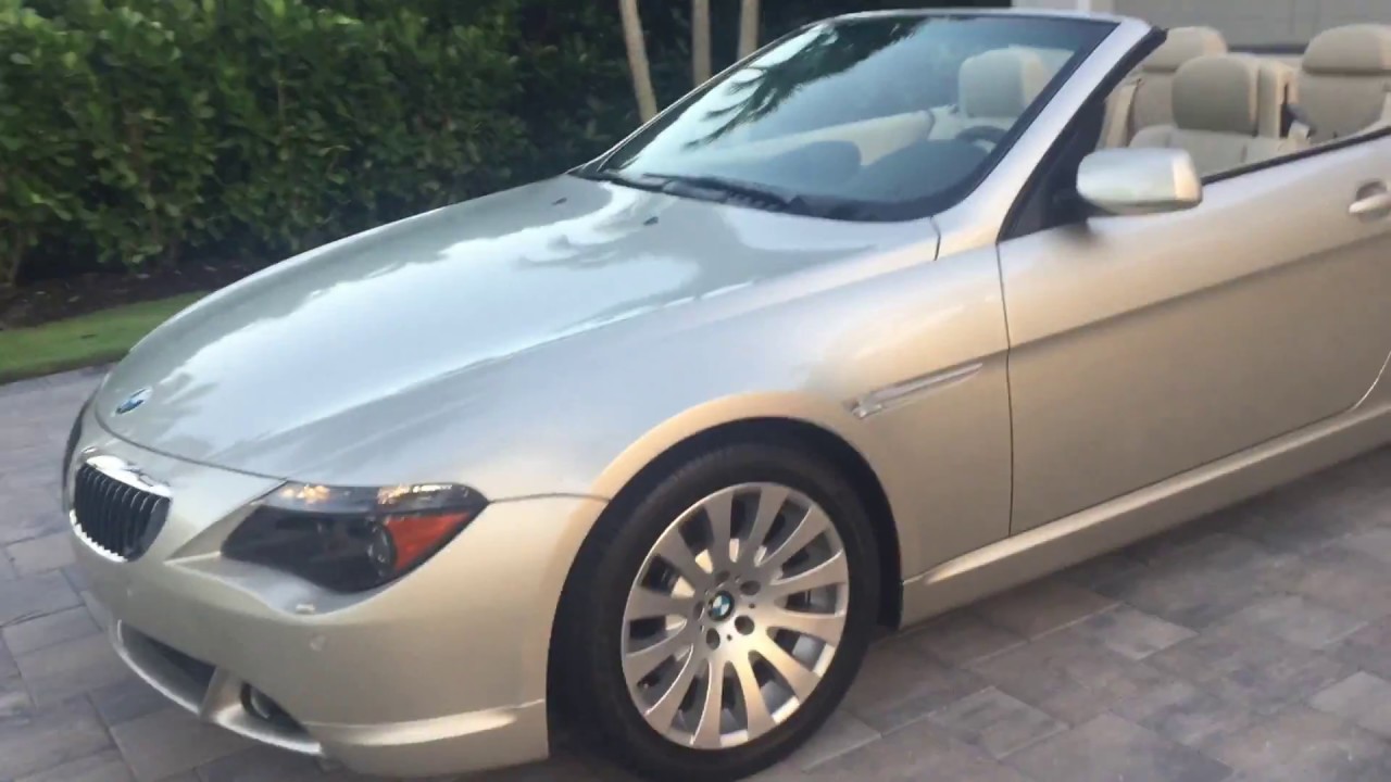 2005 BMW 645Ci Convertible for sale by Auto Europa Naples - YouTube