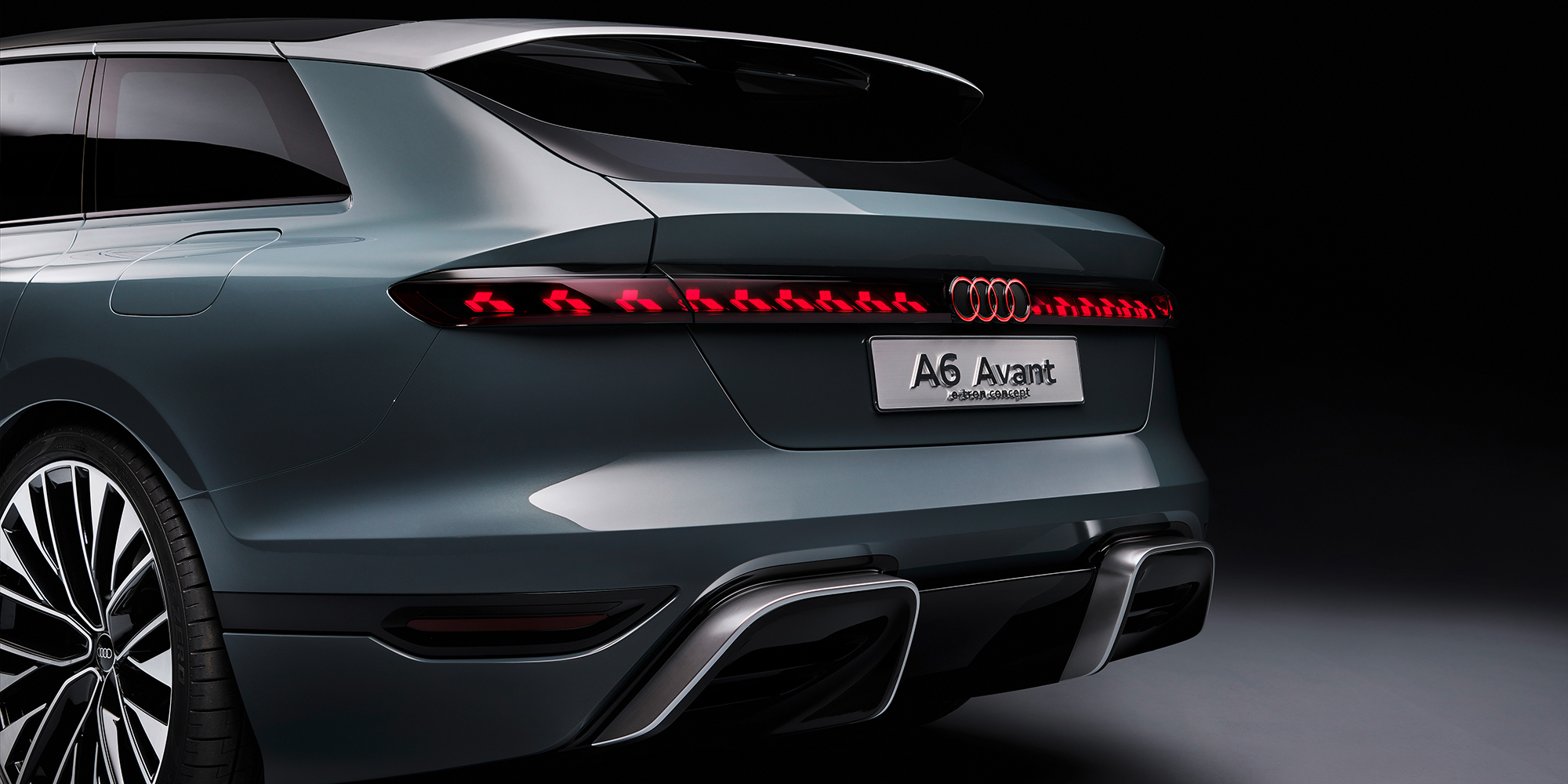 Audi unveils A6 Avant e-tron station wagon concept described as a 'storage  champ' with headlights that project a video game | Electrek