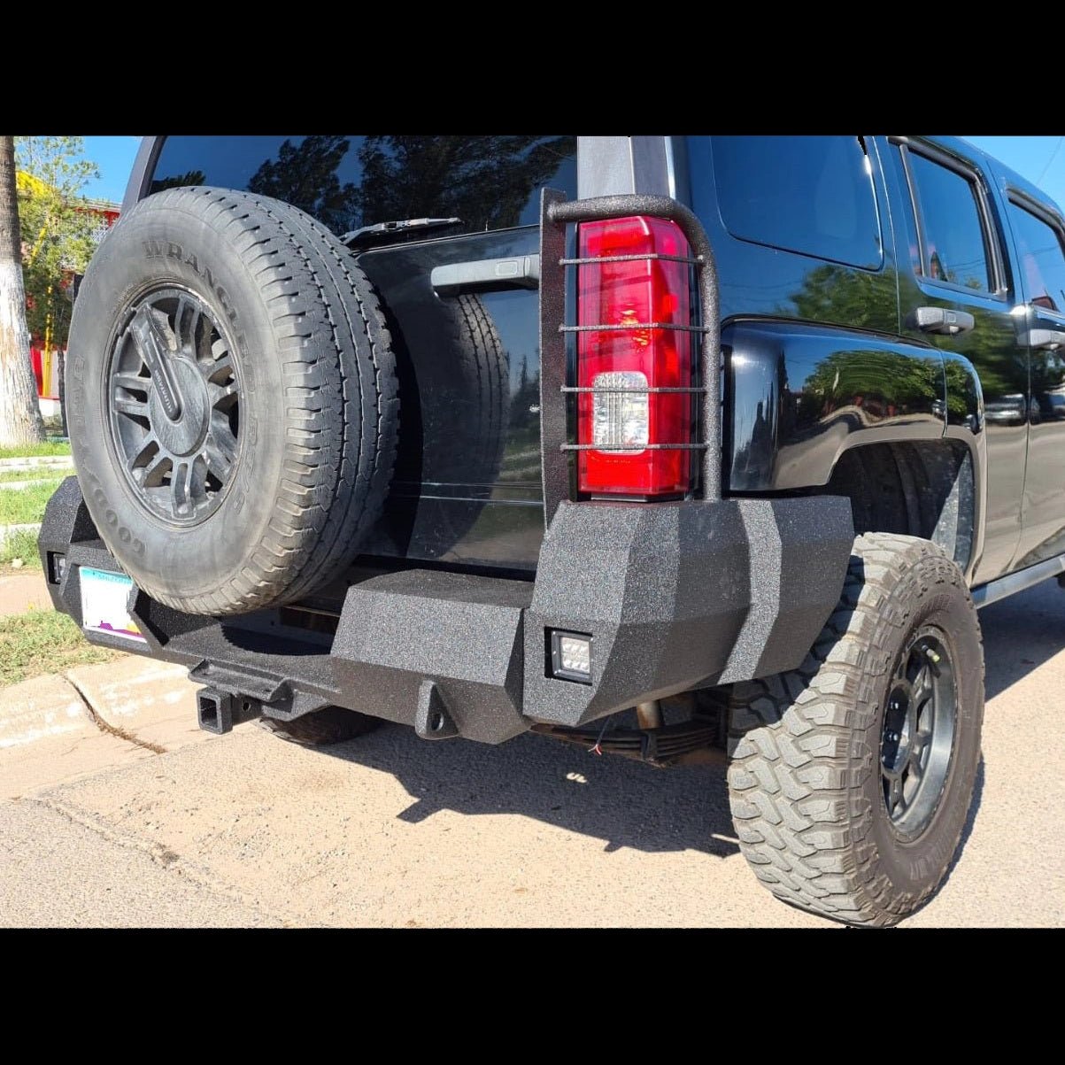 2005-2010 Hummer H3 (ONLY) Rear Bumper - Iron Bull Bumpers