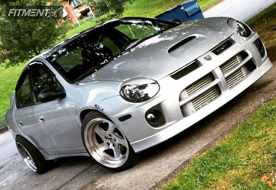 2004 Dodge Neon SRT-4 4dr Sedan (2.4L 4cyl Turbo 5M) with 17x9.5 ARC Ar5  and Nexen 215x45 on Coilovers | 274320 | Fitment Industries