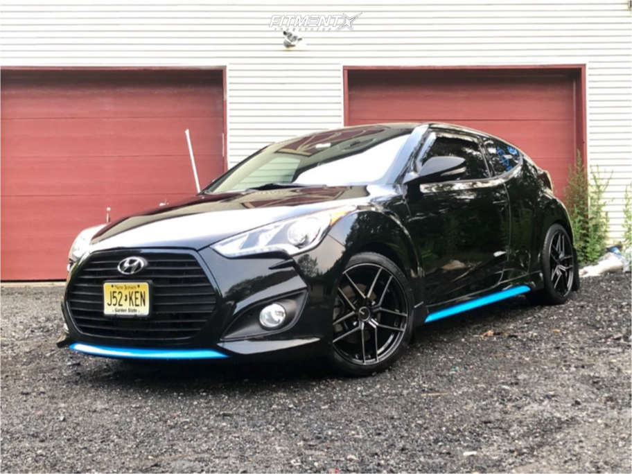2015 Hyundai Veloster Turbo with 18x8 Enkei Ty5 and Continental 225x40 on  Stock Suspension | 1134550 | Fitment Industries