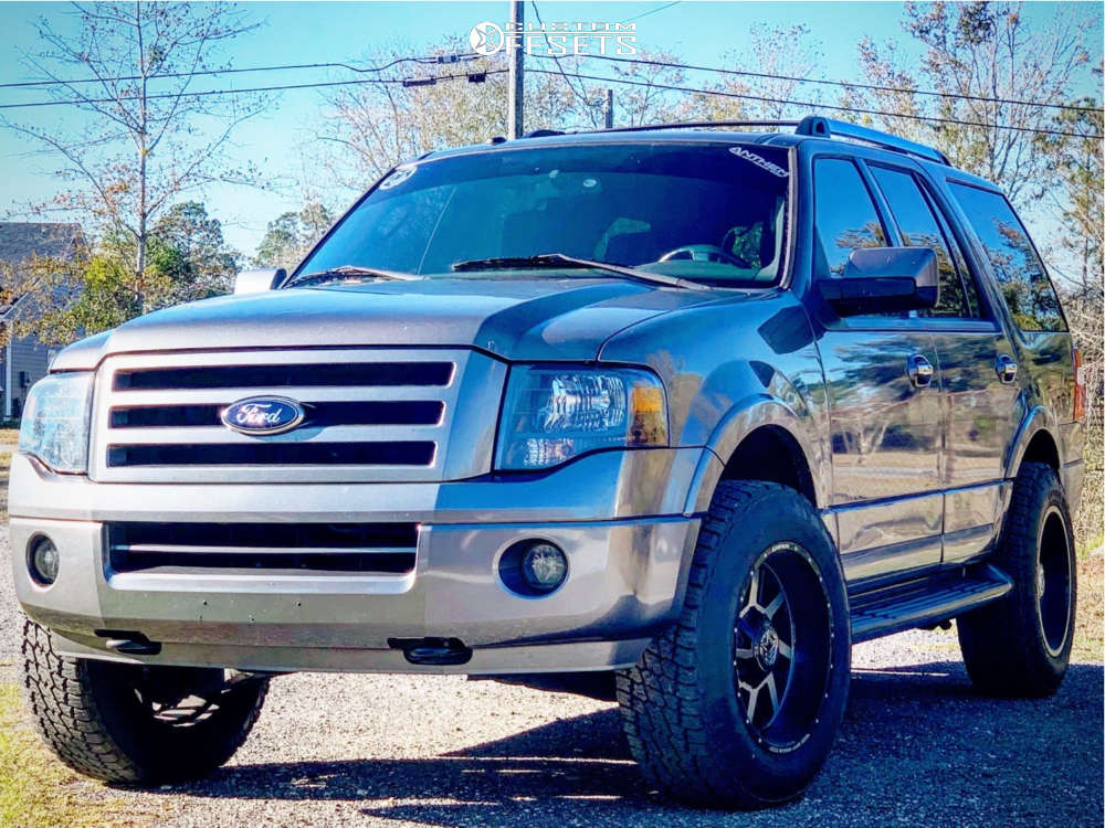 2010 Ford Expedition with 20x10 -24 Anthem Off-Road Gunner and 275/65R20  Nitto Terra Grappler G2 and Suspension Lift 3" | Custom Offsets