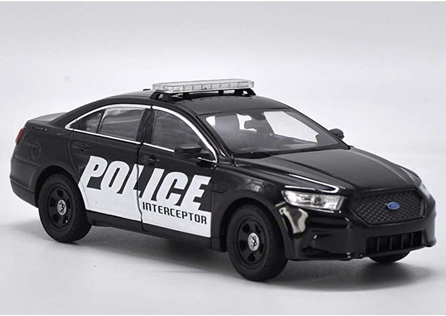 Amazon.com: GAOQUN-TOY 1:24 Ford Taurus Police Car American Road Patrol Car  Simulation Alloy Car Model Ornaments (Color : Black, Size : 19cm8cm7cm) :  Toys & Games