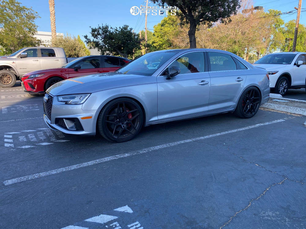 2019 Audi S4 with 20x9 35 Rohana Rfx11 and 255/35R20 Hankook Ventus V12 Evo  2 and Lowering Springs | Custom Offsets