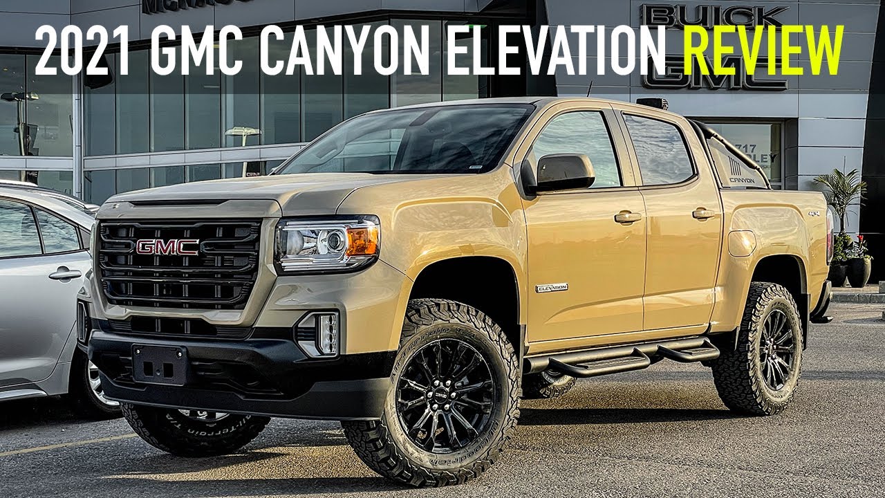 Review: 2021 GMC Canyon Elevation 3.6L (Custom Build) | 3.5" Lift Kit, BF  Goodrich Tires, Sportbar - YouTube