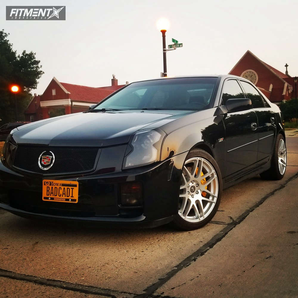 2004 Cadillac CTS-V Base with 19x9 Forgestar F14 and Michelin 255x40 on  Stock Suspension | 474381 | Fitment Industries