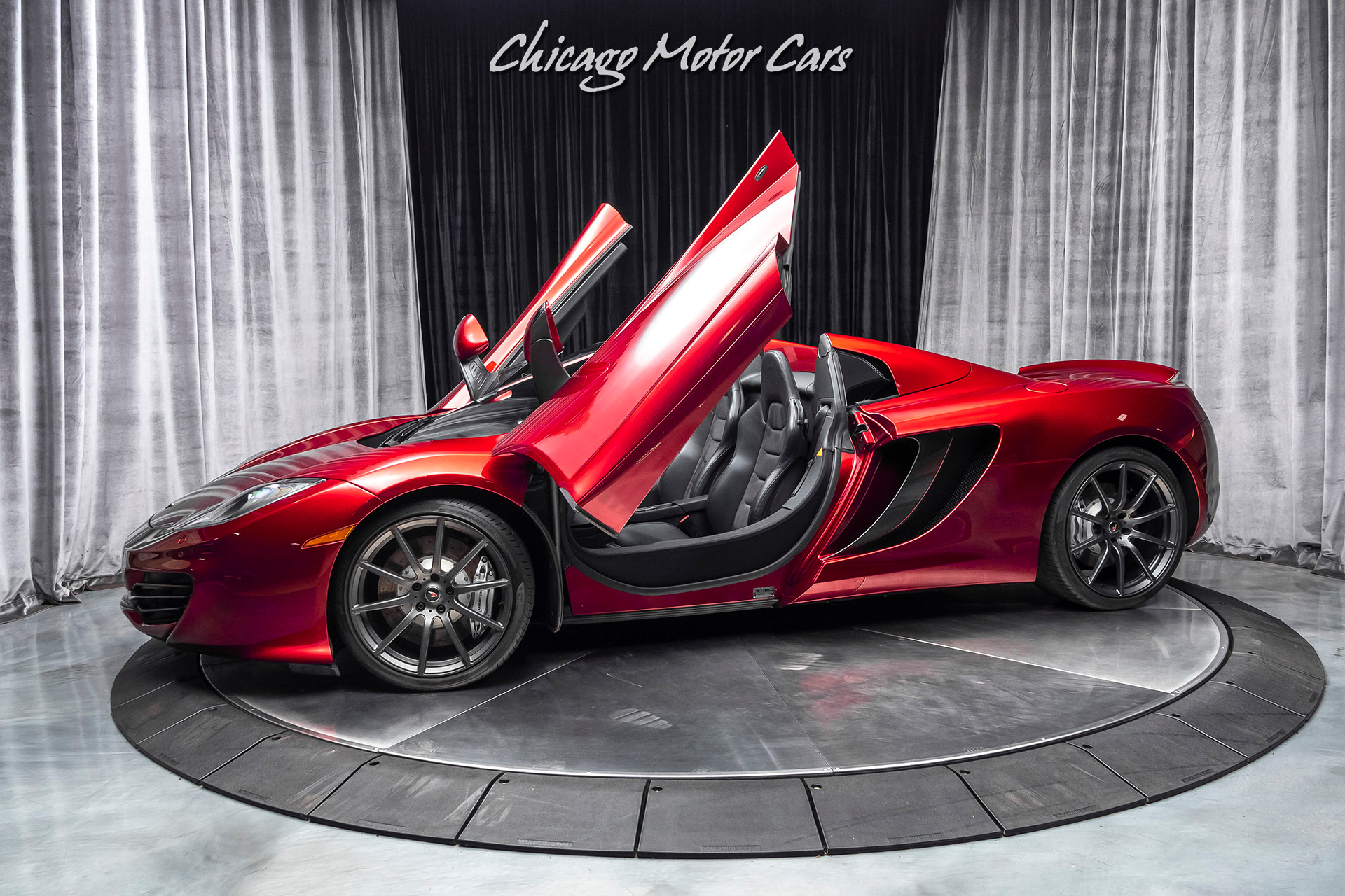 Used 2014 McLaren MP4-12C Spider Original MSRP $306k+ VOLCANO RED ELITE!  Serviced LOADED w/OPTIONS! For Sale (Special Pricing) | Chicago Motor Cars  Stock #17323