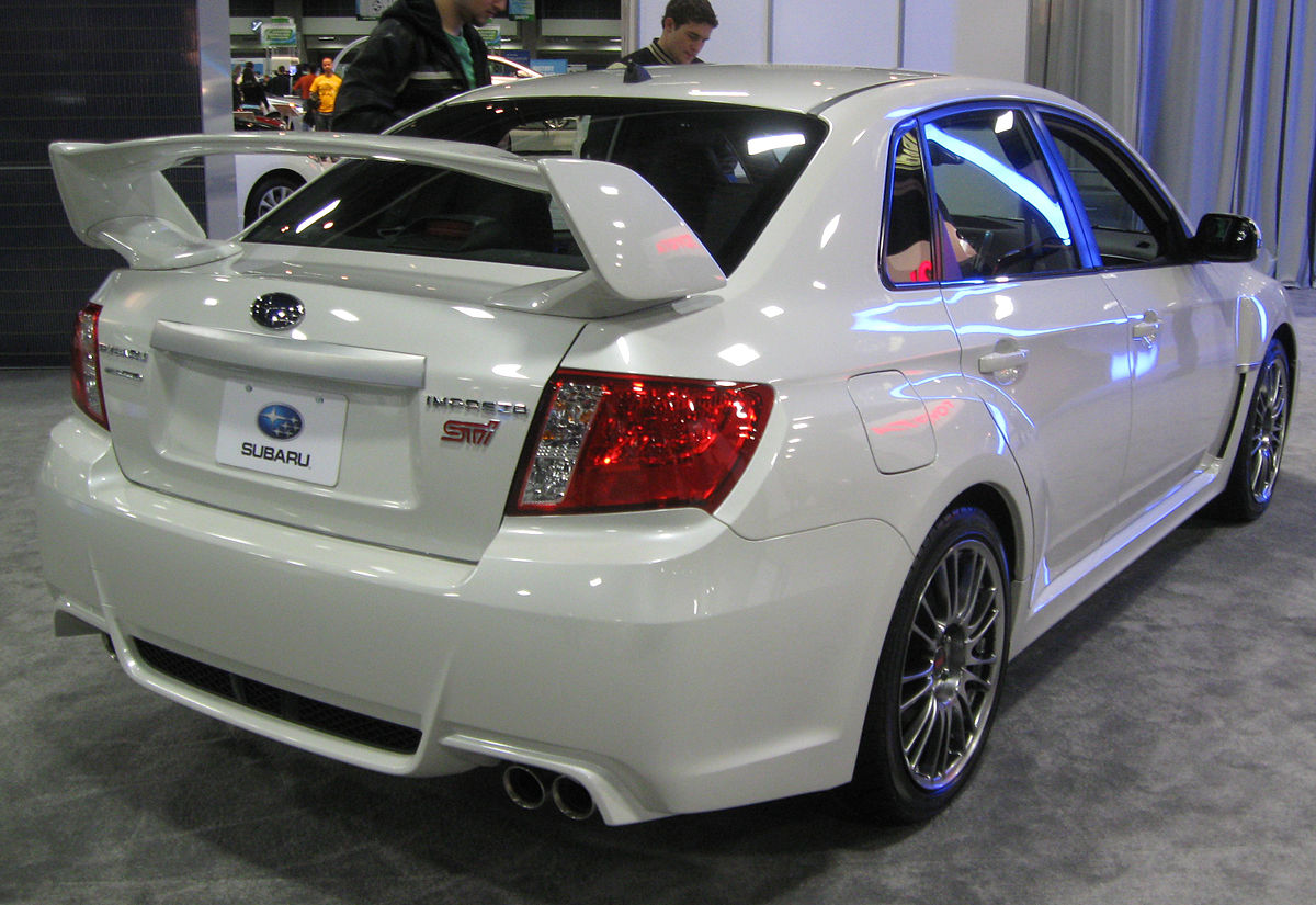 File:2011 Subaru Impreza WRX STI sedan rear -- 2011 DC.jpg - Wikipedia
