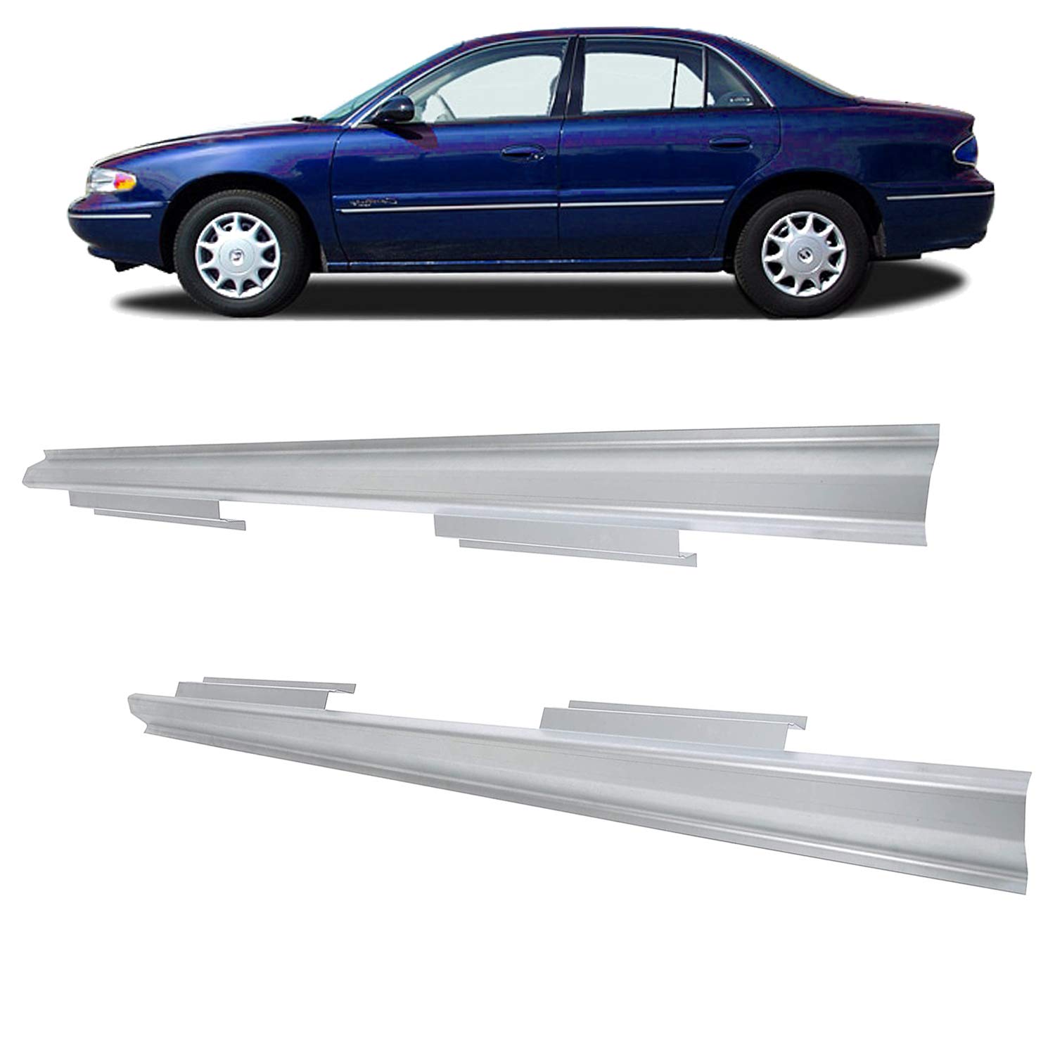 Amazon.com: ECOTRIC Pair Outer Rocker Panels Compatible With 1997-2005 Buick  Century and Regal 4Door Steel : Automotive