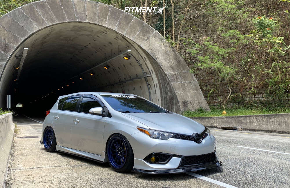 2016 Scion IM Base with 18x9.5 Aodhan Ah07 and Zeta 225x40 on Coilovers |  1128632 | Fitment Industries