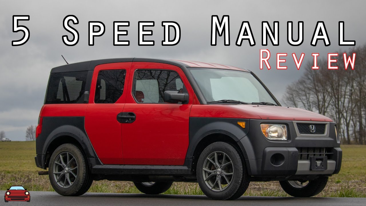 2006 Honda Element Manual Review - The Element With A Stick-Shift! - YouTube
