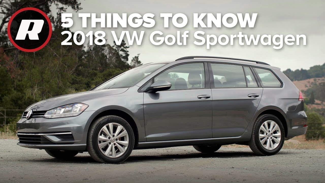 2018 Volkswagen Golf Sportwagen 4Motion: Five things to know - YouTube