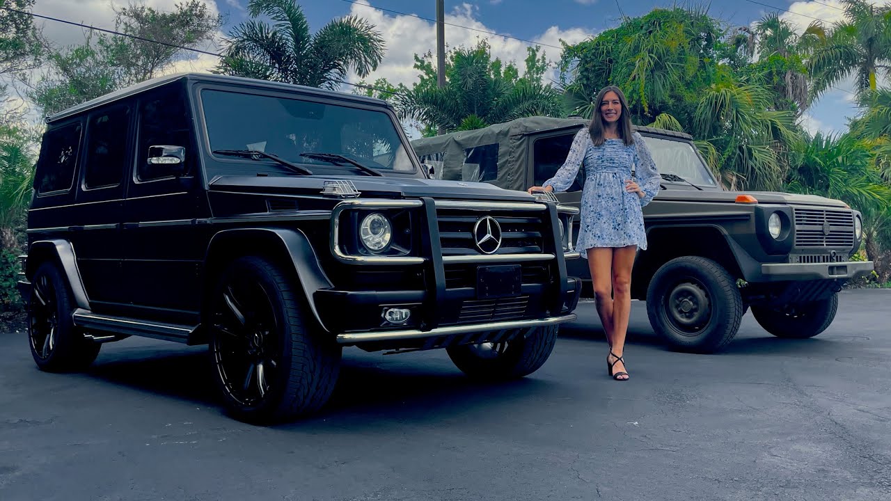 New and Old Mercedes-Benz G-Class - 2010 Mercedes-Benz G 55 AMG - YouTube