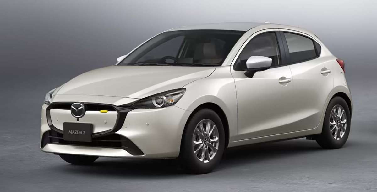 2023 Mazda 2 facelift debuts - updated hatchback gets new grilles, 8-inch  infotainment, more customisation - paultan.org