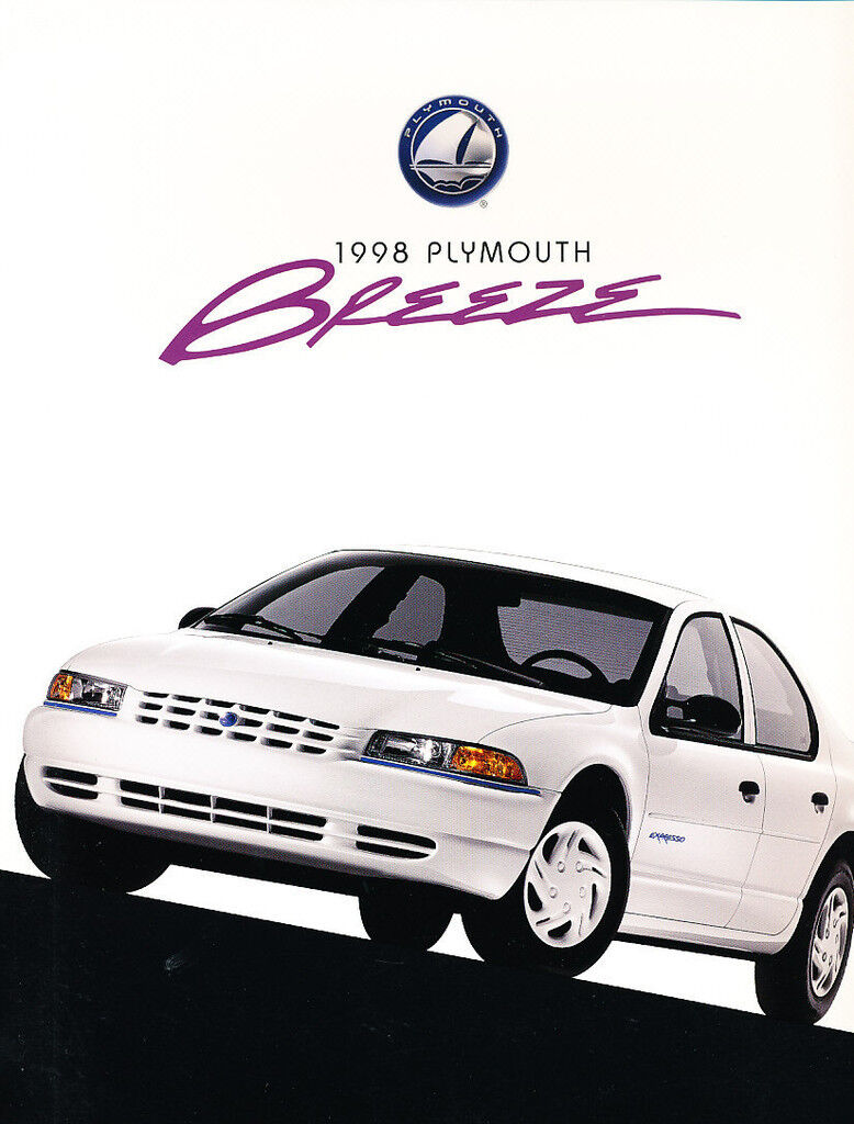 1998 Plymouth Breeze Large Size 26-page Original Sales Brochure Catalog |  eBay