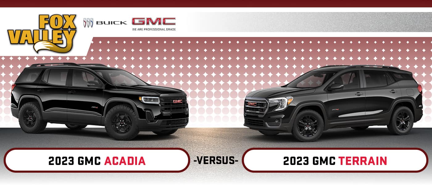 2023 GMC Acadia vs Terrain | Interior, Performance, Technology