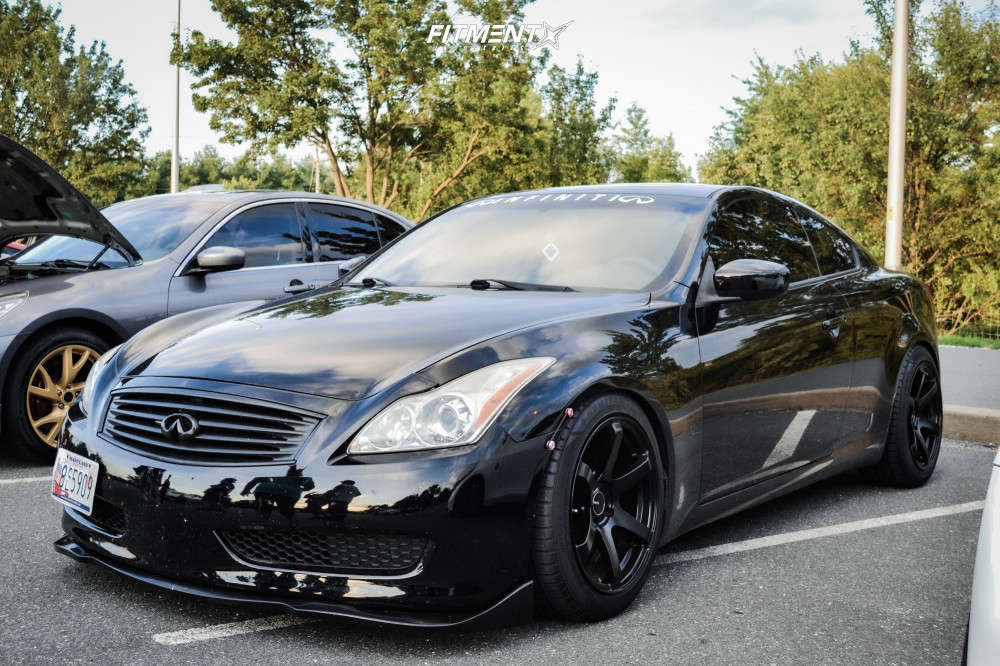2009 INFINITI G37 X with 18x9.5 Enkei T6s and Sumitomo 255x45 on Coilovers  | 1239512 | Fitment Industries