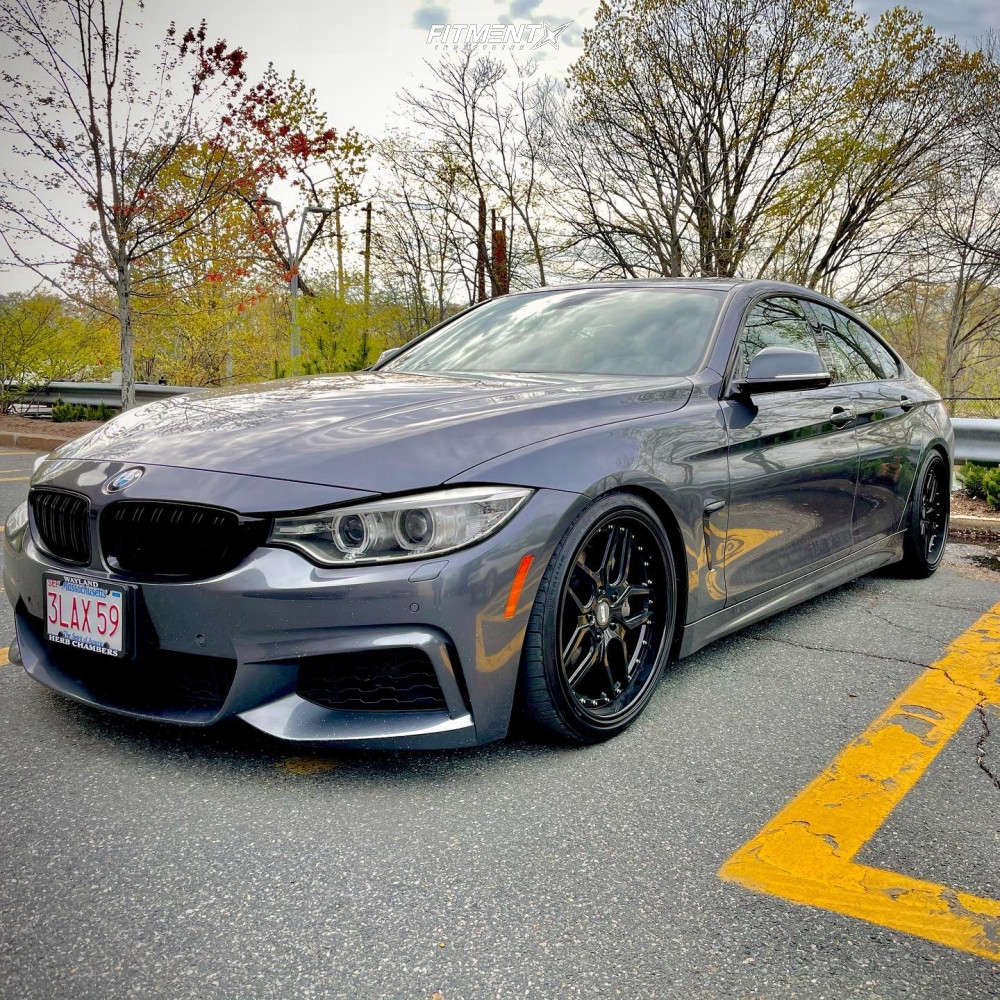 2015 BMW 435i XDrive Gran Coupe Base with 19x9.5 ESR Cs15 and Sailun 235x35  on Coilovers | 1672827 | Fitment Industries