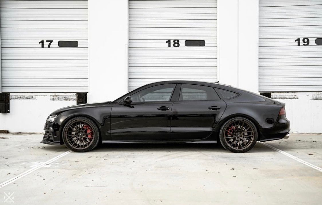 Beautiful Black Audi S7 Custom Black Wheels #1 | Audi, Audi cars, Sports  cars luxury