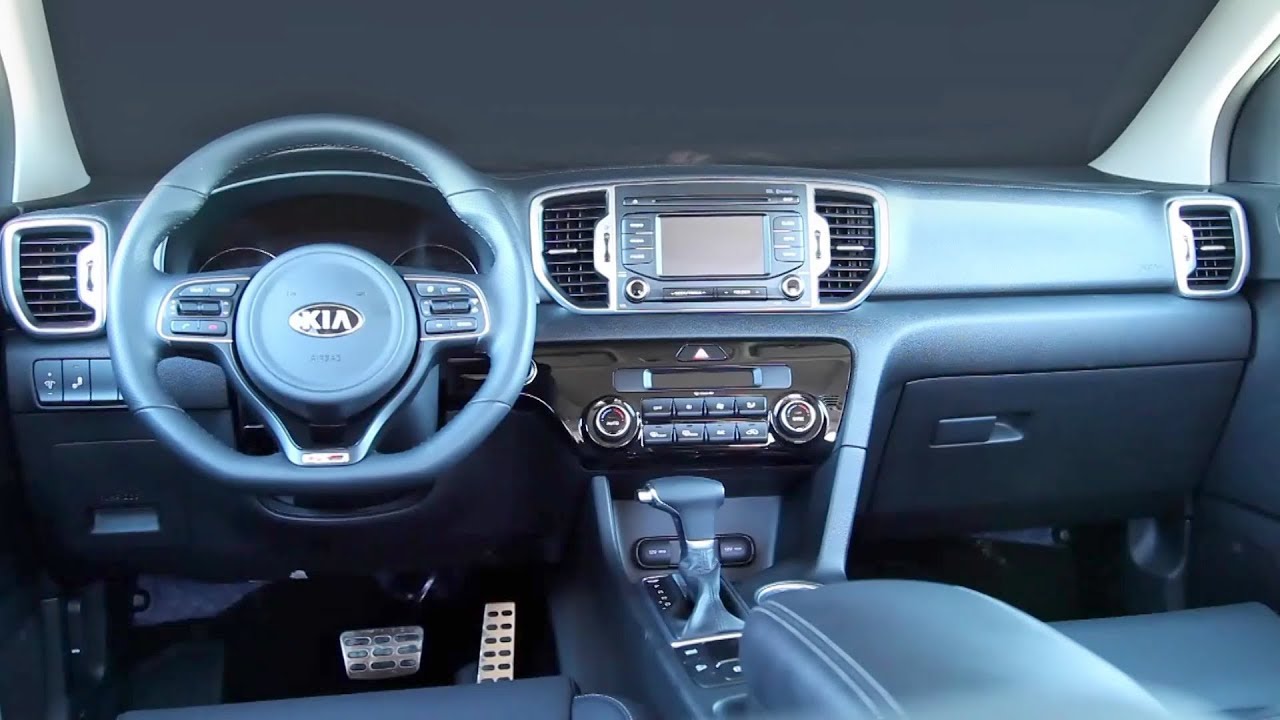 2016 Kia Sportage GT Line Interior - YouTube