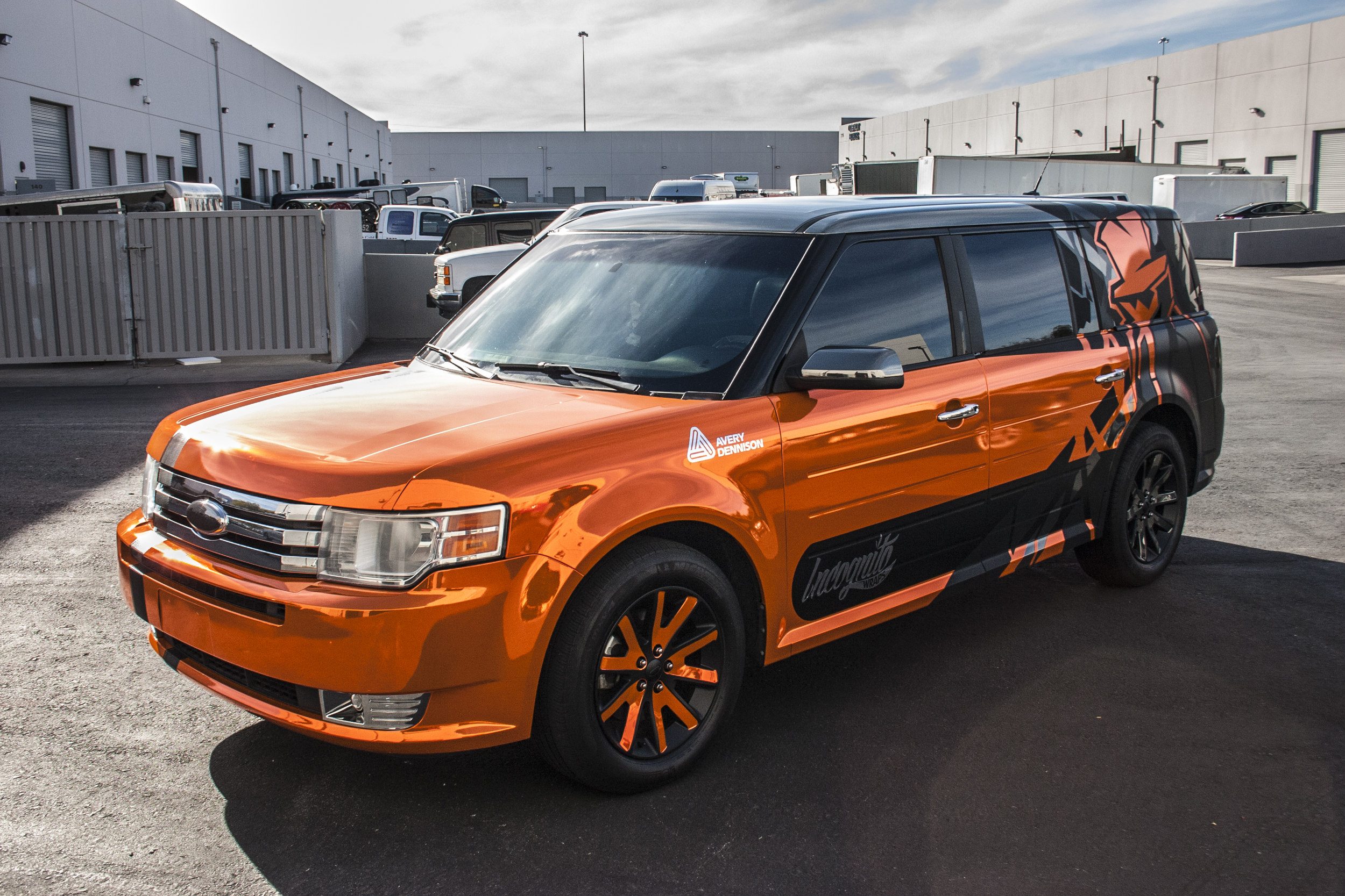 Ford Flex - Orange Chrome — Incognito Wraps