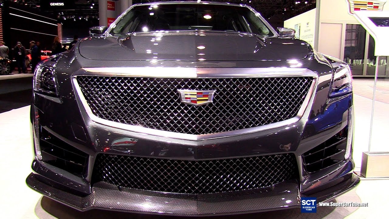 2018 Cadillac CTS V - Exterior and Interior Walkaround - 2018 New York Auto  Show - YouTube