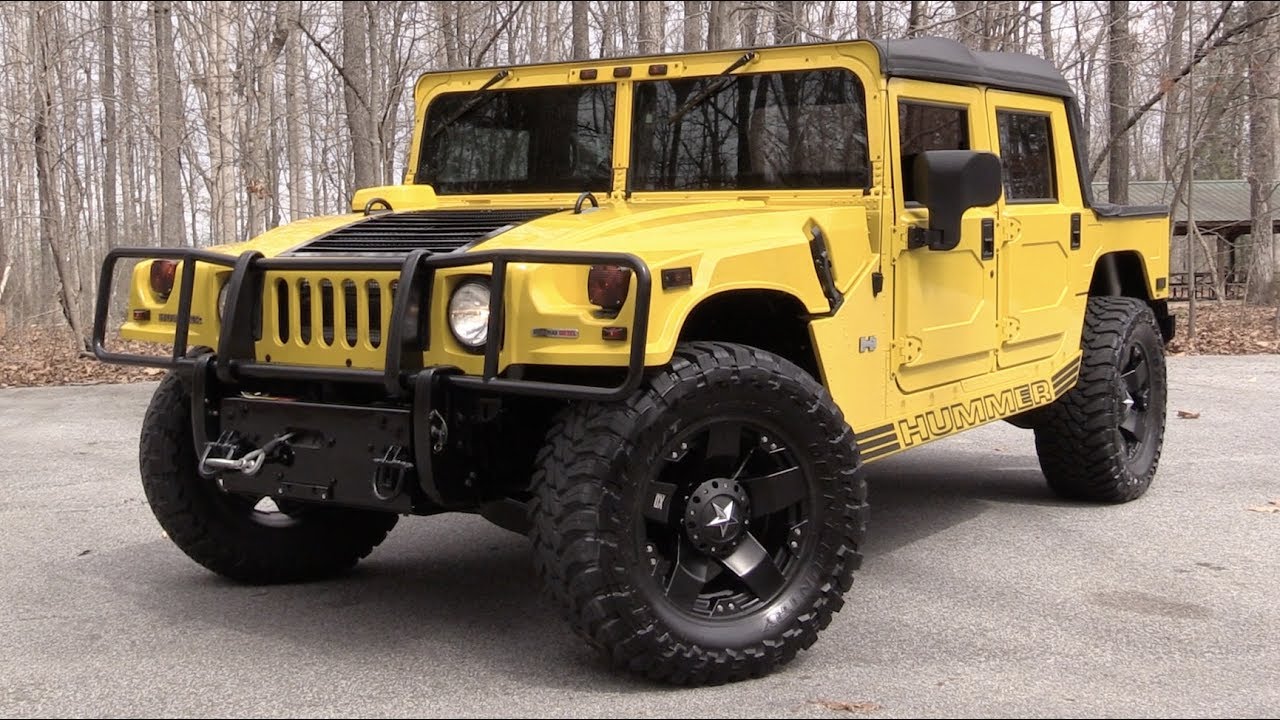 2006 Hummer H1 Alpha Open Top: Road Test & In Depth Review - YouTube