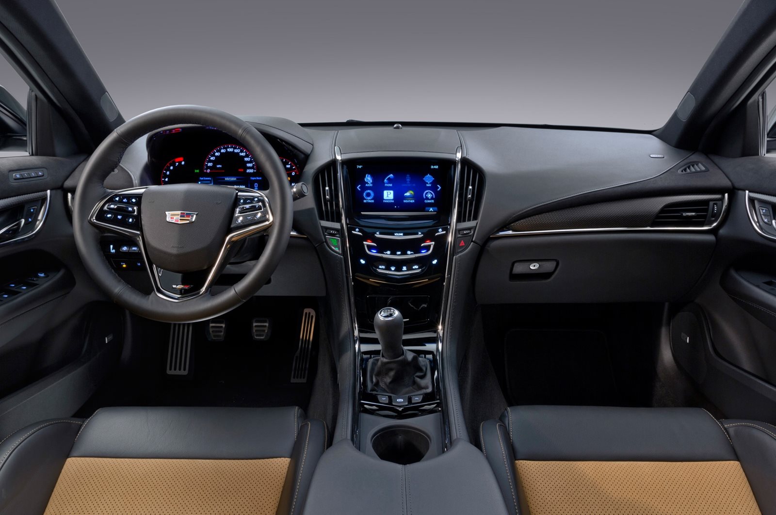 2016 Cadillac ATS-V Coupe Interior Photos | CarBuzz