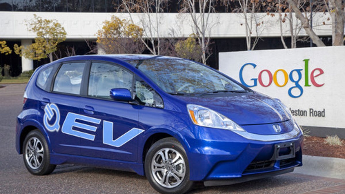 Google and Stanford early adopters of Honda Fit EV - CNET