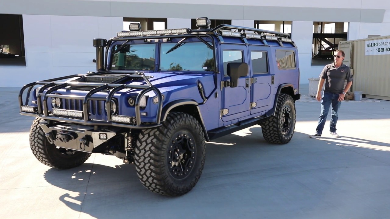 H1 Alpha Hummer with the NEW Full Size 6 passenger seating - YouTube