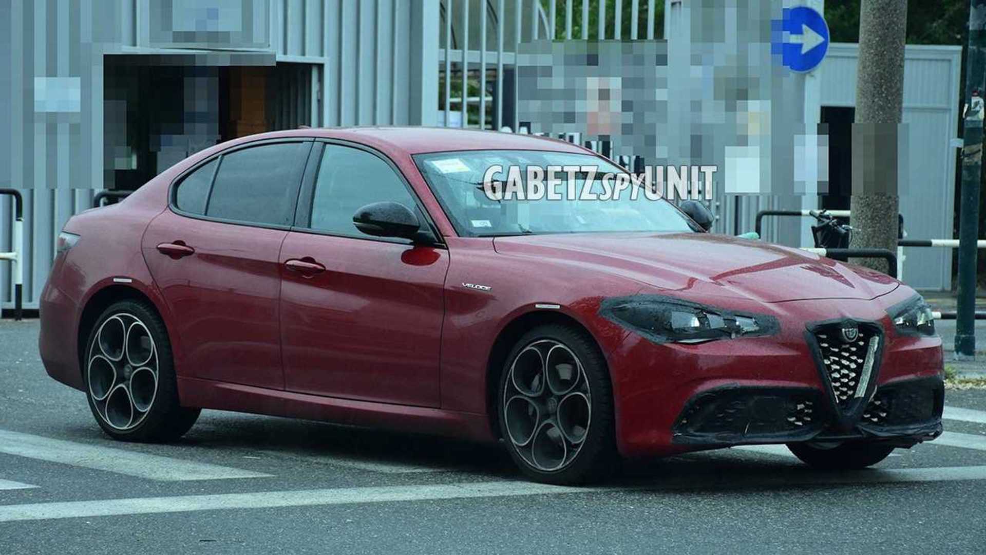 Alfa Romeo Giulia Facelift Spied Hiding Minute Changes At Front