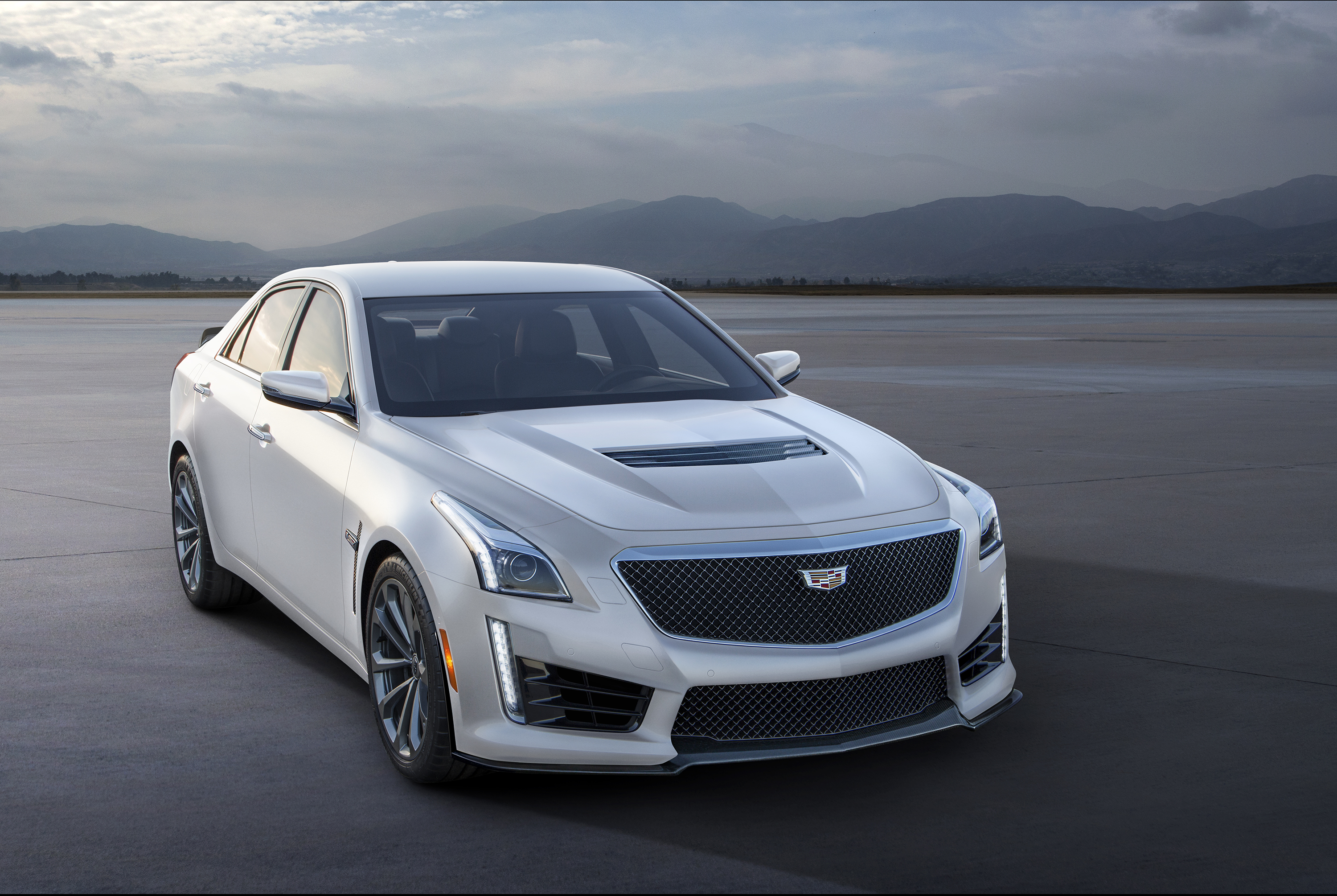 2016 Cadillac V-Series Crystal White Frost Editions