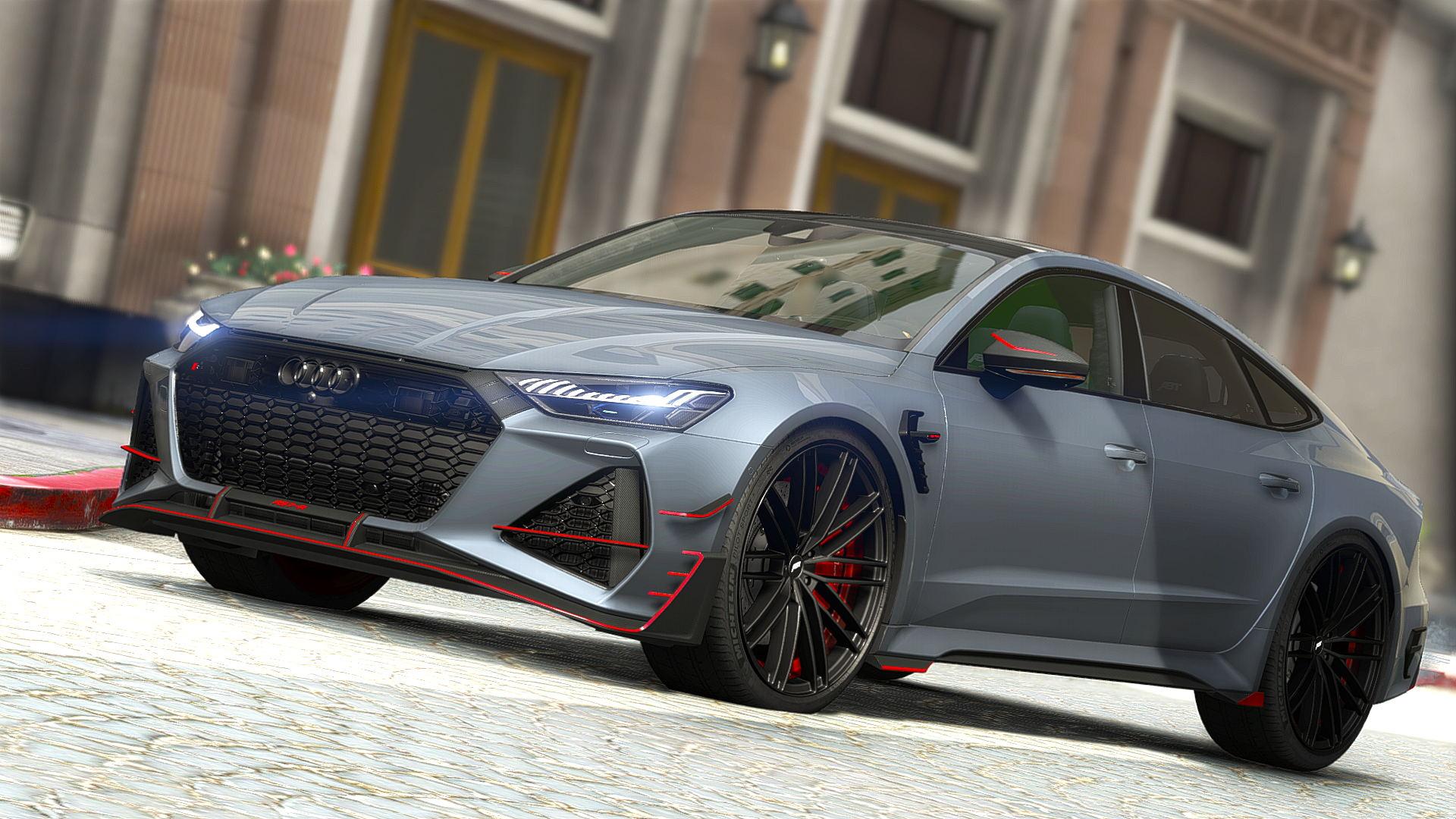 2023 Audi RS7 + ABT Version [Add-On | VehFuncs | Extras] - GTA5-Mods.com