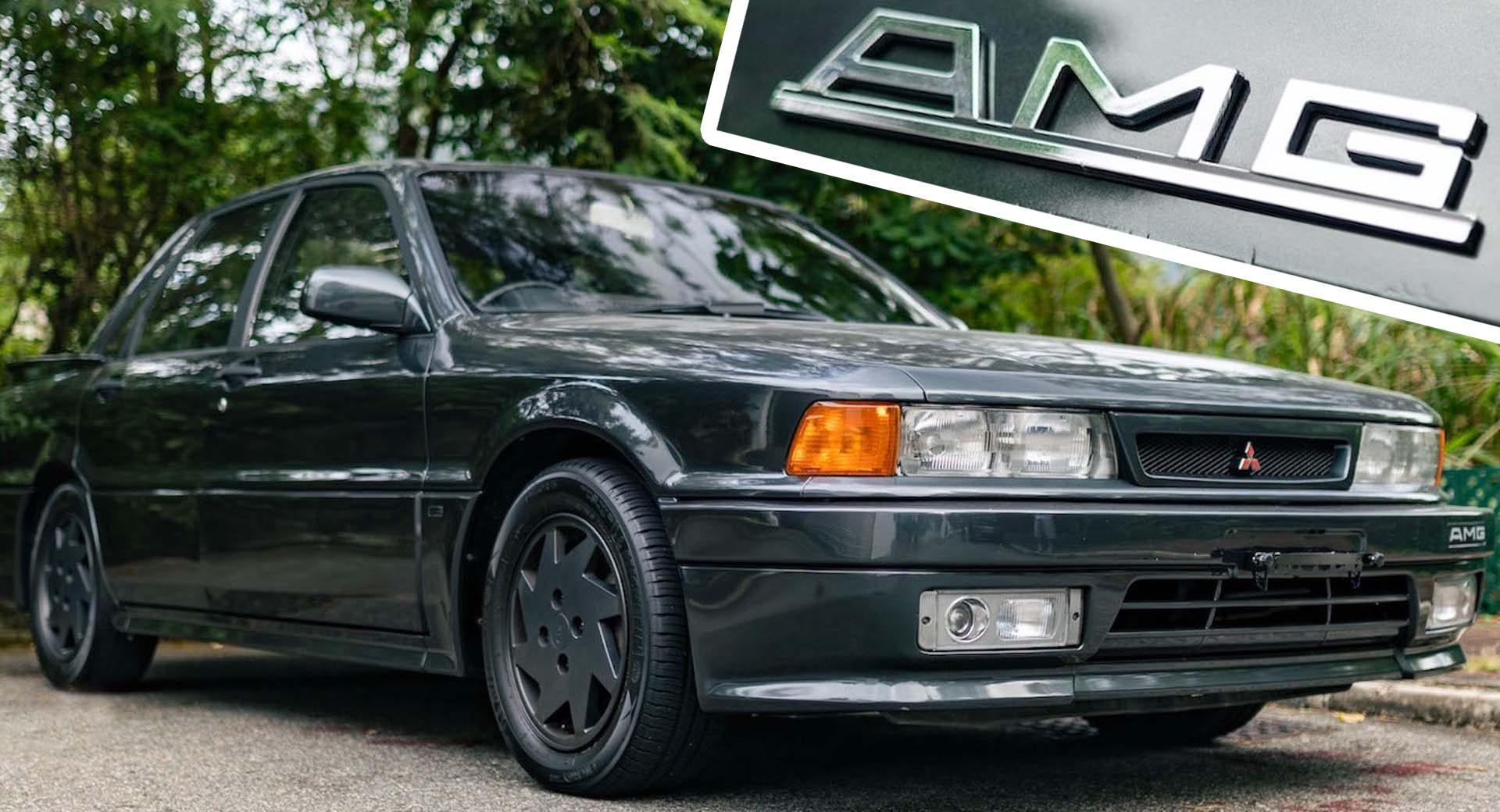 AMG Cheated On Mercedes To Tune This FWD Mitsubishi Galant | Carscoops