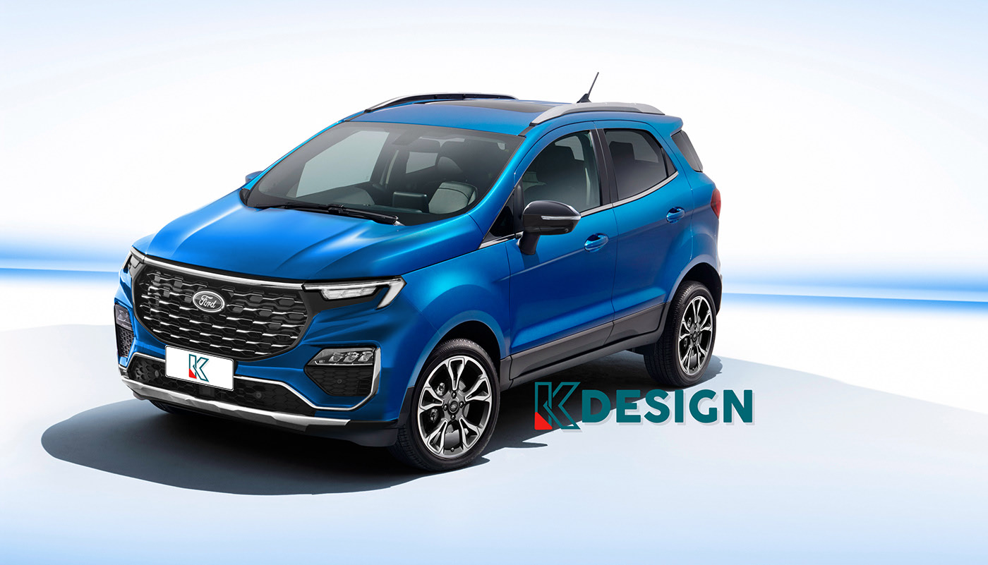 2023 Ford EcoSport Imagined With New Front End Design - autoevolution
