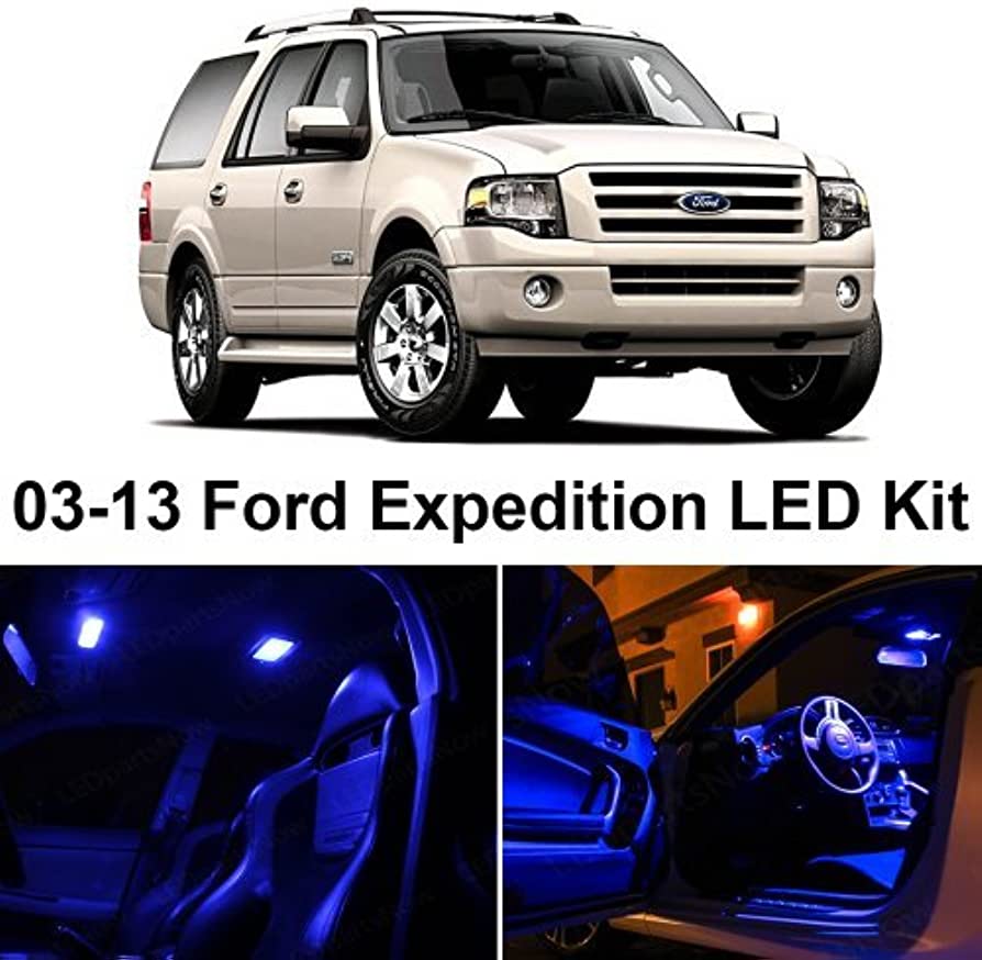 Amazon.com: LEDpartsNow Interior LED Lights Replacement for 2003-2013 Ford  Expedition Accessories Package Kit (16 Bulbs), BLUE : Automotive