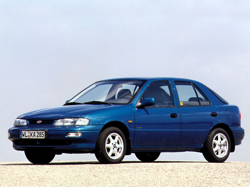 Kia Sephia 1996 Hatchback (1996, 1997, 1998) reviews, technical data, prices