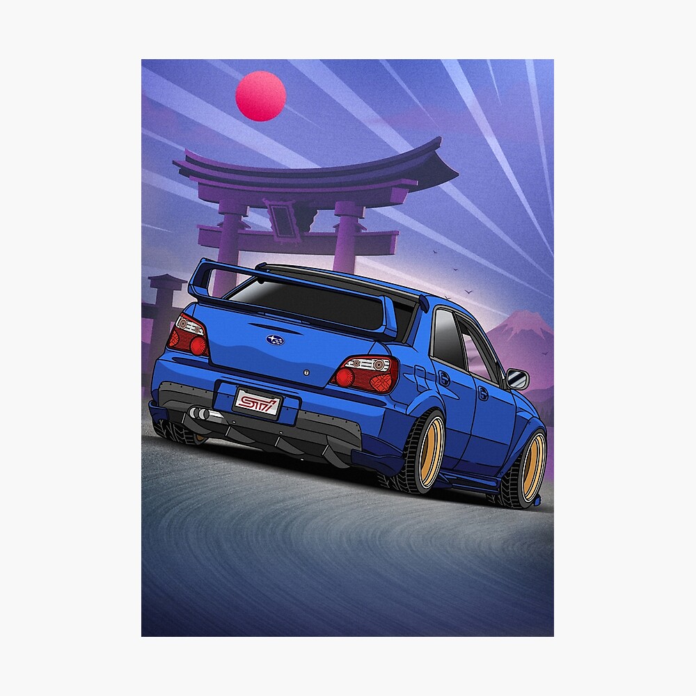 Subaru Impreza WRX STi in Japan" Poster for Sale by Joshirosung | Redbubble