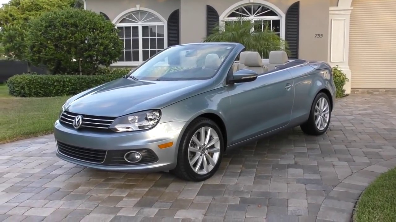 2012 Volkswagen Eos Komfort Convertible Review and Test Drive by Bill -  Auto Europa Naples - YouTube