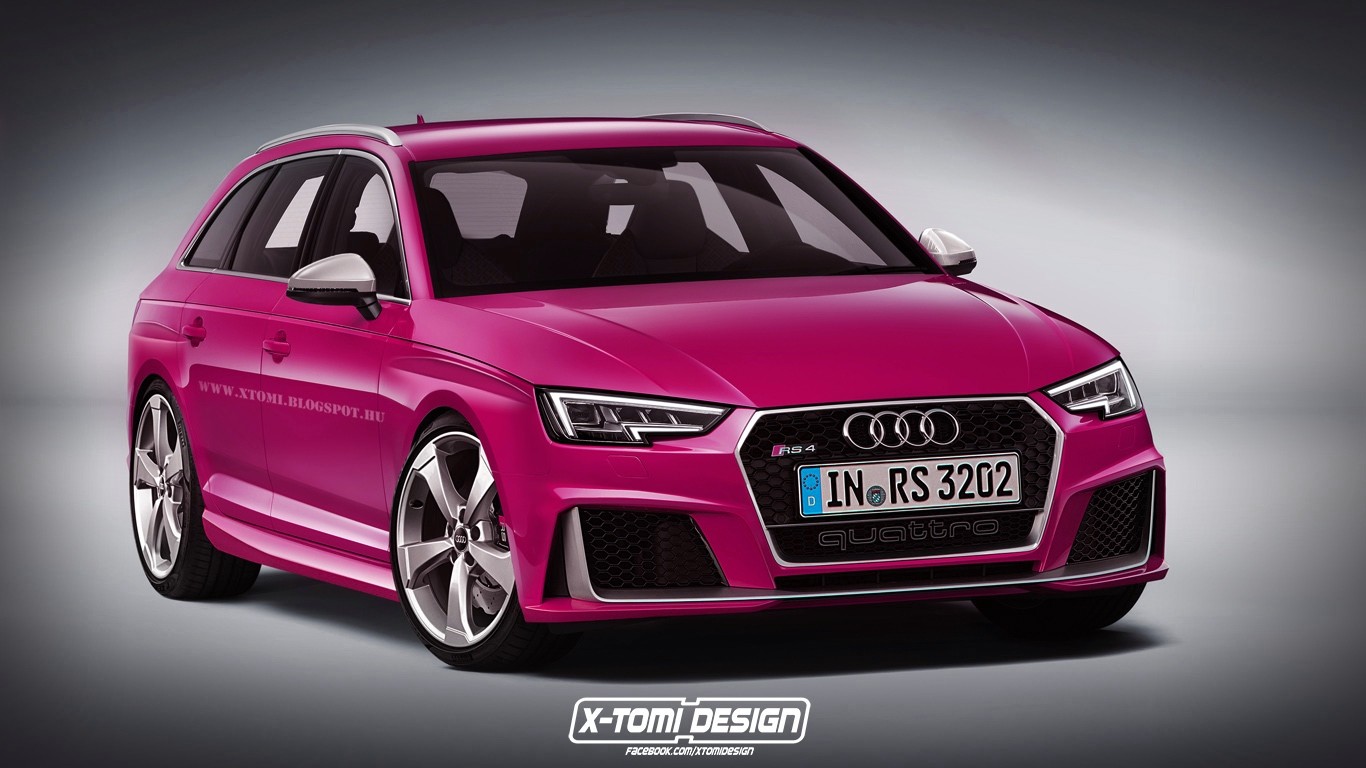 2017 Audi RS4 Avant Rendered, But What Will Power It? - autoevolution