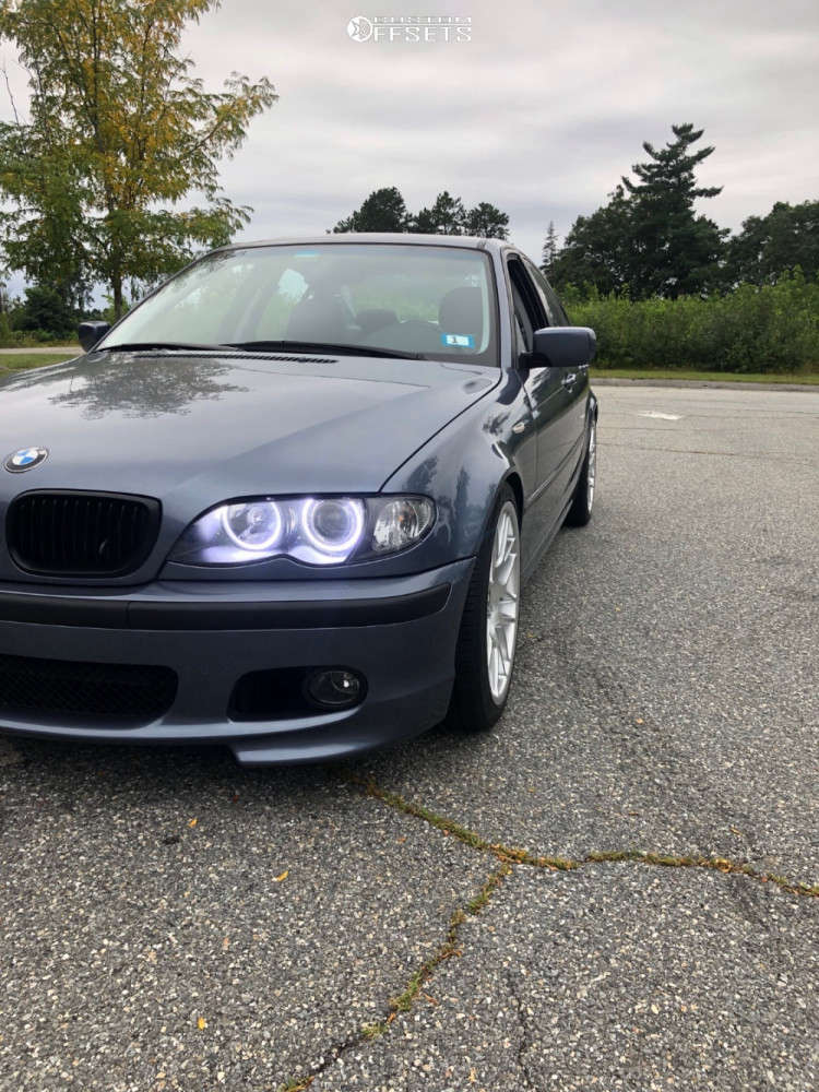 2002 BMW 325i with 18x8.5 35 VMR V703 and 225/40R18 Hankook Ventus V2  Concept 2 and Coilovers | Custom Offsets