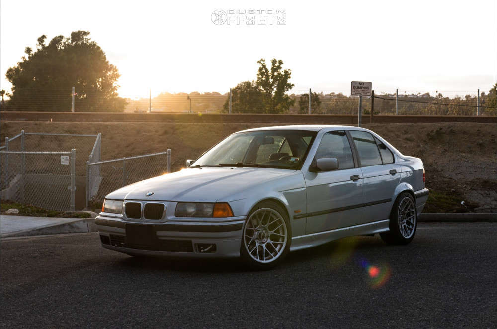 1998 BMW 328i with 17x9 30 Apex Arc-8 and 245/40R17 Firestone Indy 500 and  Coilovers | Custom Offsets