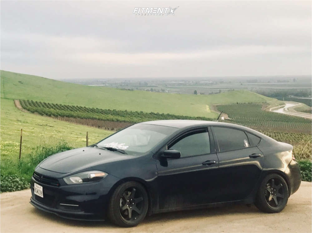 2016 Dodge Dart SXT with 18x8.5 Miro Type 198 and Lexani 225x40 on  Coilovers | 645697 | Fitment Industries