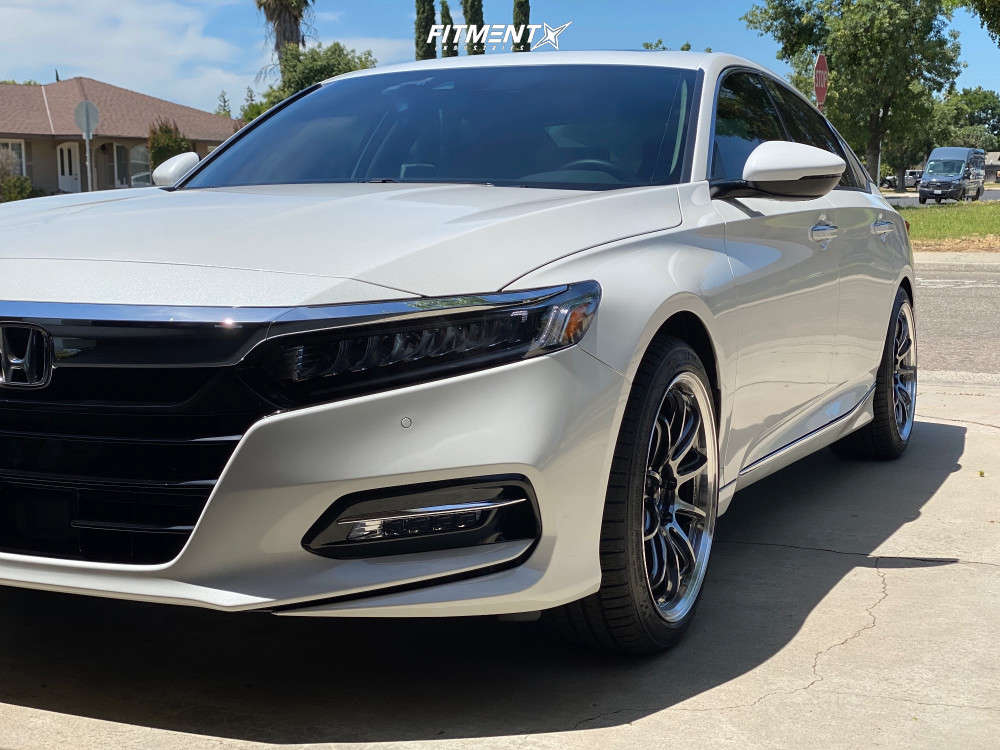 2020 Honda Accord Hybrid Touring with 19x9.5 Work Emotion and Michelin  245x40 on Stock Suspension | 1204683 | Fitment Industries