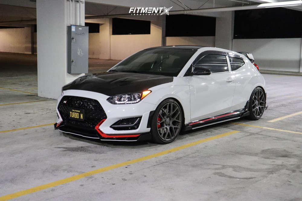 2020 Hyundai Veloster N Base with 19x8.5 TSW Nurburgring and Pirelli 235x35  on Lowering Springs | 1702412 | Fitment Industries
