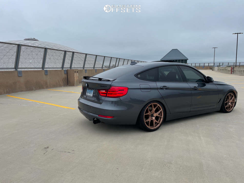 2014 BMW 335i GT XDrive with 19x9 32 Rohana Rfx5 and 245/25R19 Continental  Extreme Contact Dws06 and Coilovers | Custom Offsets