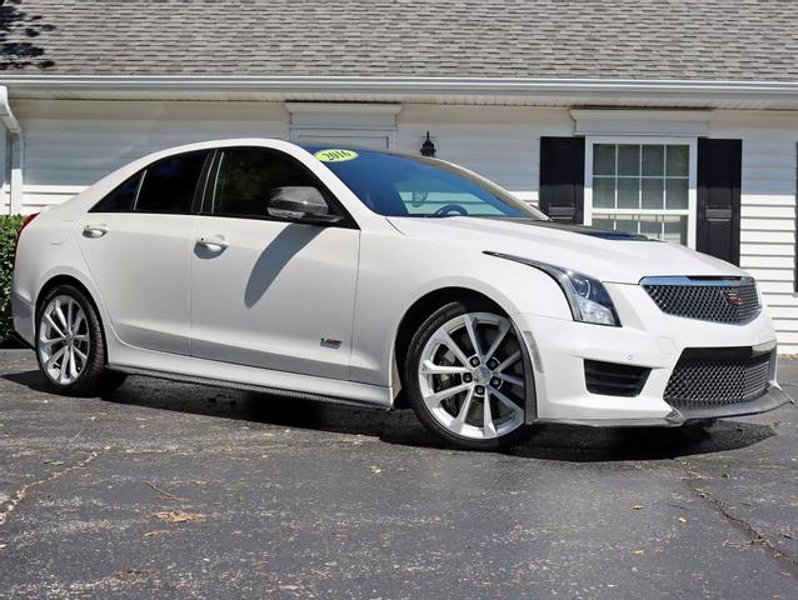 Used 2016 Cadillac ATS-V Sedan Sedan 4D Crystal White Tricoat for Sale in  Roselle, IL
