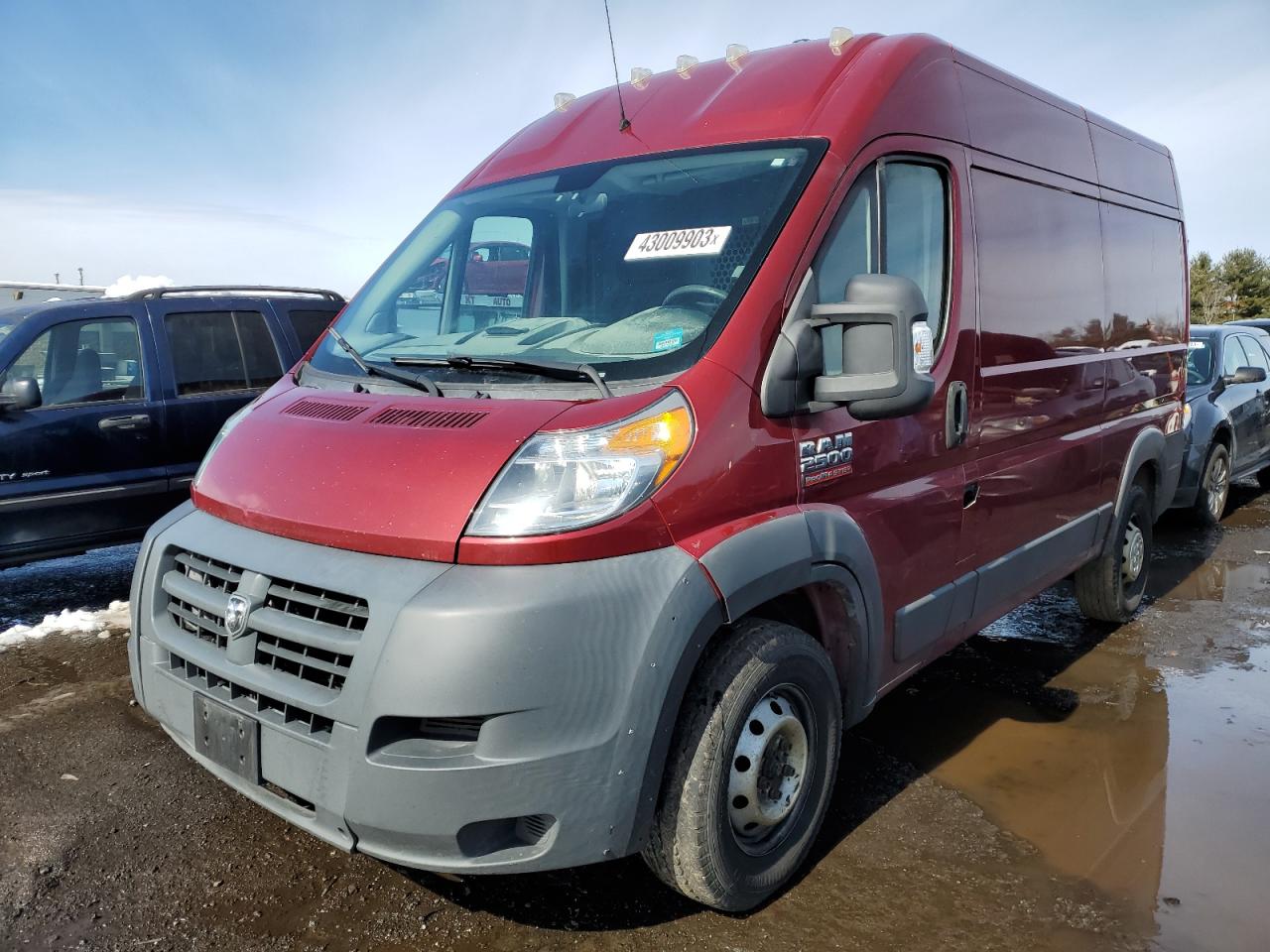 2014 Dodge RAM Promaster 2500 2500 High for sale at Copart New Britain, CT  Lot #43009*** | SalvageReseller.com